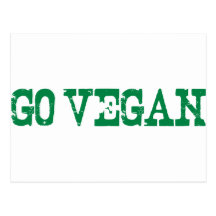 Go Vegan Postcards