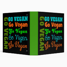 Go Vegan Recipe Book Binder