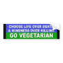 Go Vegetarian Bumper Stickers