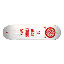 "Go West" Skateboard