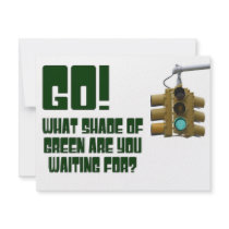 Go!  What Shade of Green Are You Waiting For?