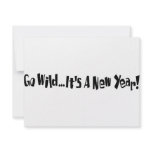 Go Wild Its New Year invitations