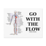 Go With The Flow (Circulatory System Attitude) postcards