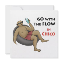 Go with the Flow in Chico Invitation