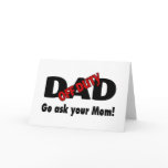Go Your Ask Your Mom (Off Duty Dad) cards