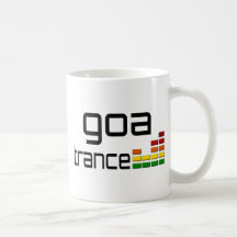 Goa Trance Music with Stereo Equalizer Coffee Mug