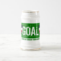 Goal England European Soccer Tournament Beer Mug