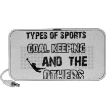 Goal keeper designs for lovers of the sport speakers