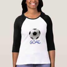 GOAL Sporty Ladies 3/4 Sleeve Raglan Fitted Tee Shirts