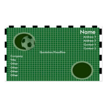 Goal Wall Profile Card Business Card