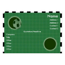 Goal Wall Profile Card Business Card Template