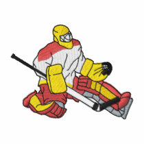 Goalie Embroidered Hooded Sweatshirt