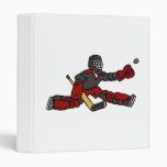 Goalie Save 3 Ring Binder