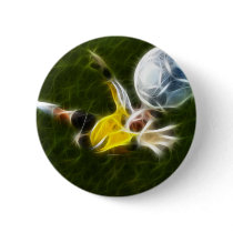 Goalkeeper in Action Pinback Buttons