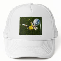 Goalkeeper in Action Trucker Hats