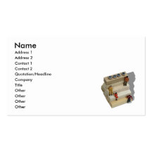 Goals041209Shadow, Name, Address 1, Address 2, ... Business Card Template