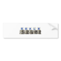 Goals Bumper Sticker