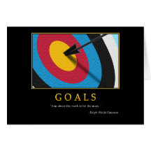 Goals Greeting Card