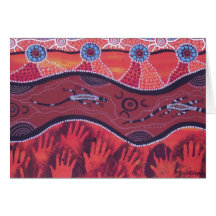 Goanna Journey Greeting Card