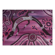 Goanna Sunset Cards