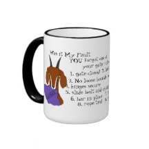 Goat, escape artist, nubian, boer coffee mug