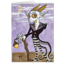 "Goat" Faerie Blank Card