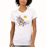goat girl on the beach t-shirts