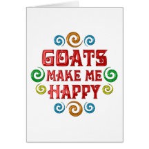 Goat Happiness Card