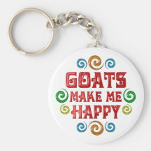 Goat Happiness Key Chains