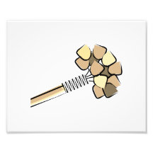 Goat hoof stick rattle graphic image design photo