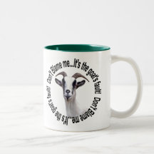 Goat Pet Farm Animal Goats Fault Coffee Mug