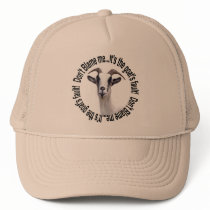 Goat Pet Farm Animal Goats Fault Hat