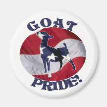 GOAT PRIDE AMERICAN FLAG USA MAGNETS