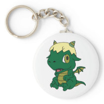 Gobby the baby dragon key chain