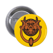 Goblin Door Knocker Pin