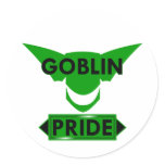 Goblin Pride Round Sticker