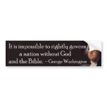 God and the Bible - Bumpersticker Bumper Sticker
