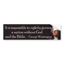 God and the Bible - Bumpersticker Bumper Sticker