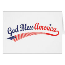 God Bless America Card