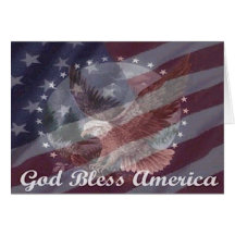 God Bless America Card