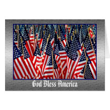 God Bless America Card
