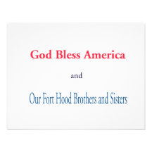 God Bless America Custom Invites