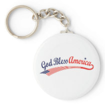 God Bless America Key Chain