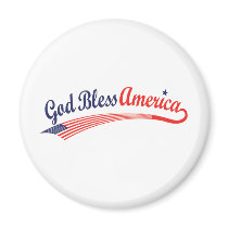 God Bless America Fridge Magnets