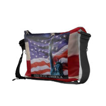 GOD BLESS AMERICA MESSENGER BAG messenger bags