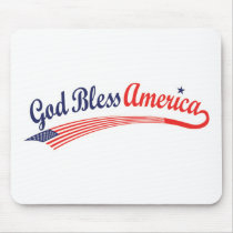 God Bless America Mouse Pad
