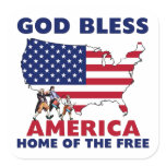 God Bless America Sticker