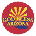 God Bless Arizona stickers