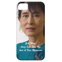 God Bless Aung San Suu Kyi And A Free Myanmar iPhone 5 Cover