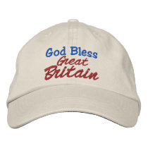 God Bless Great Britain by SRF Embroidered Baseball Cap